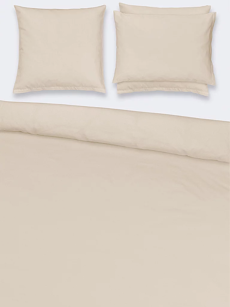 CHRISTIAN FISCHBACHER Housse de couette en satin 140x200cm Beige beige